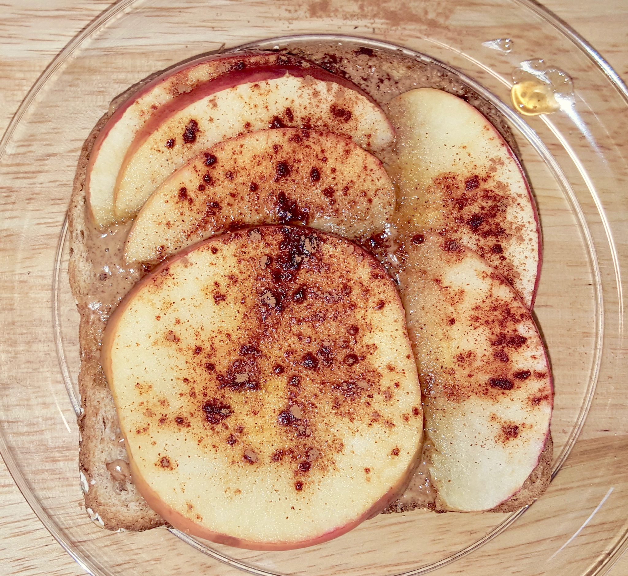 Almond Butter _ Baked Apple Slices Sandwich 2