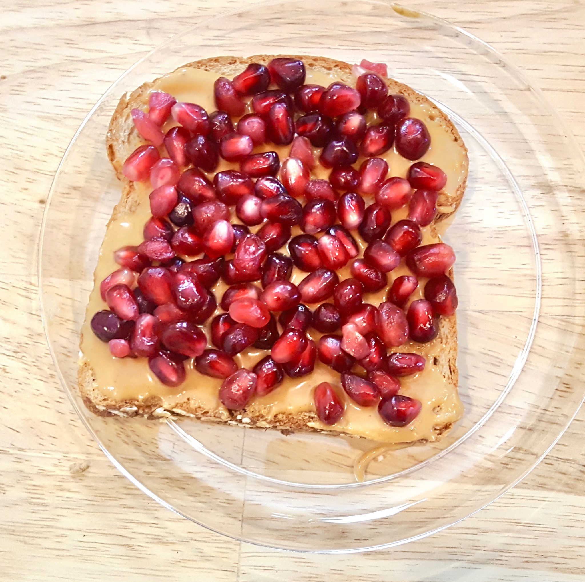Peanut Butter _ Pomegranate Seeds Sandwich 2