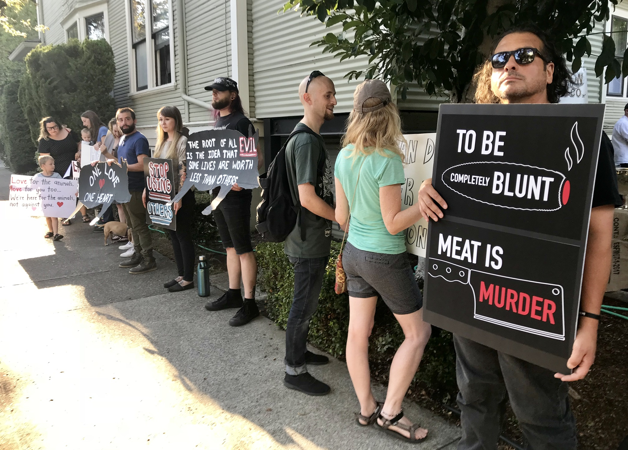 High on a Hog pig roast Portland cannabis farm meat is murder