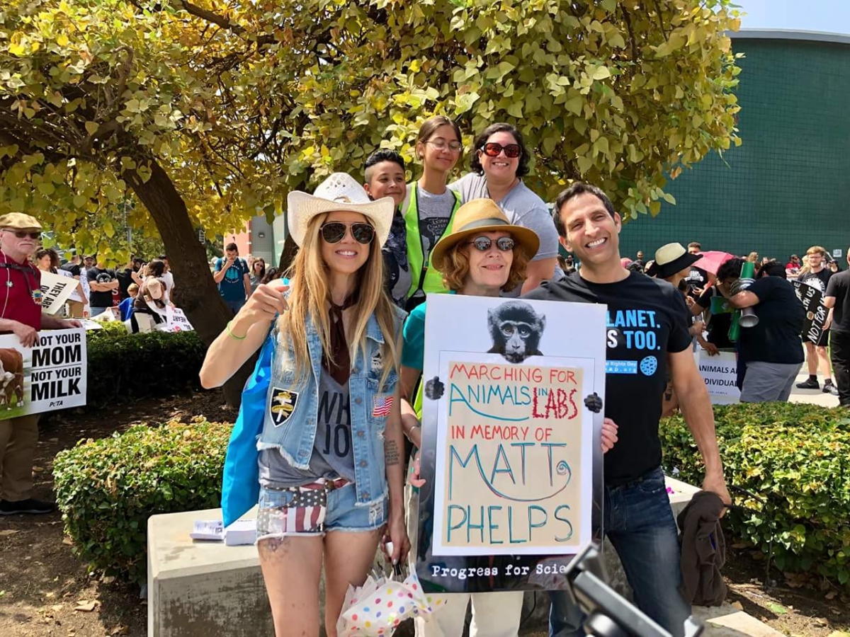 Simone Reyes Loud and Clear Voices for the Animals: Official Animal Rights March Los ...