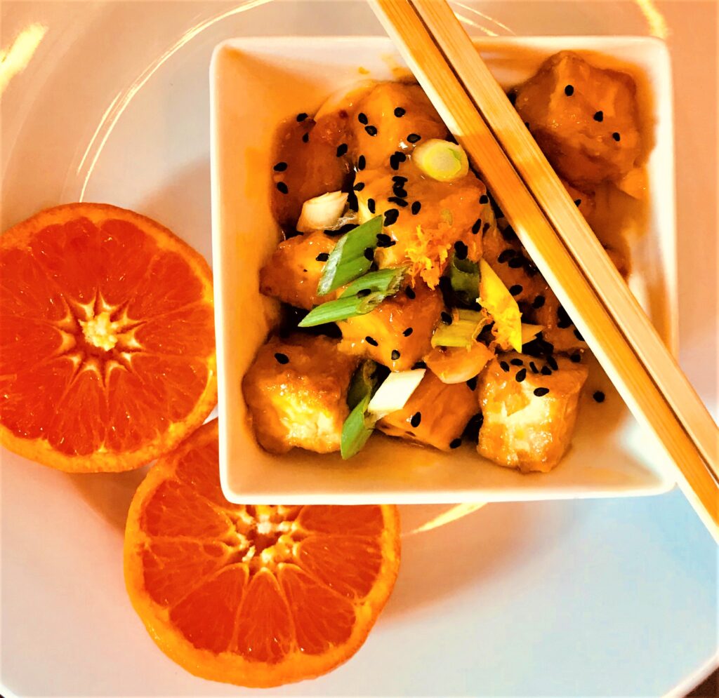 Mandarin Orange Tofu (Air Fryer) UnchainedTV