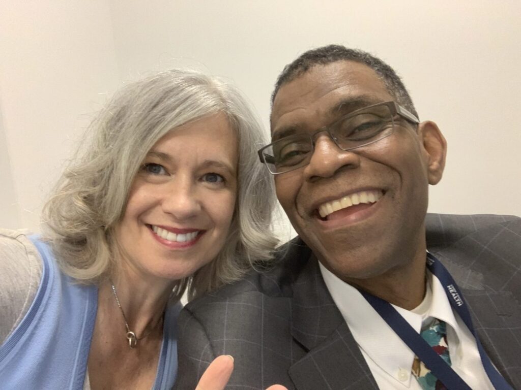 Dr. Terry Mason and Elysabeth Alfano