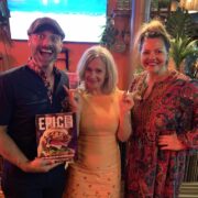 Dustin Harder, Elysabeth Alfano, MacKenzie DeVito at No Bones Beach Club