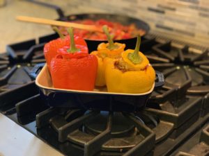 Protein-packed stuffed peppers