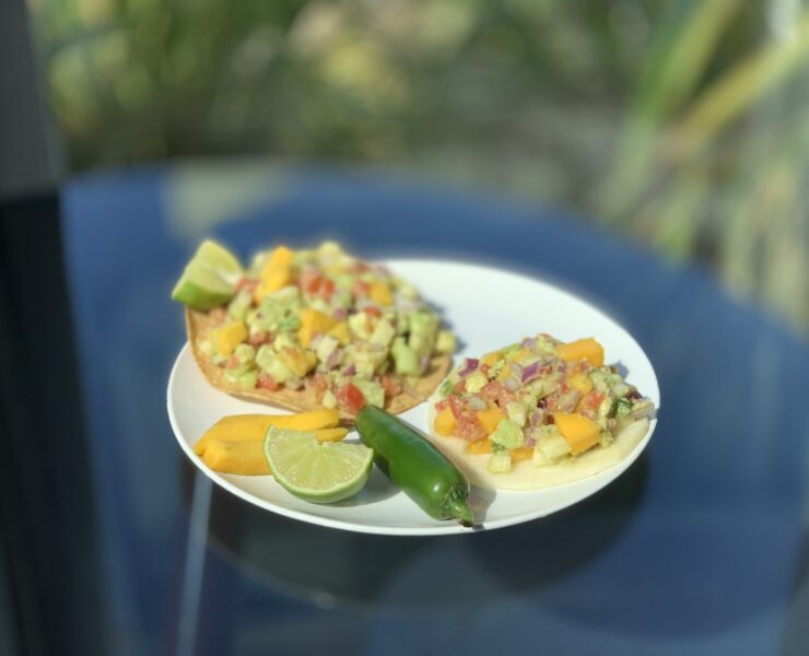 jicama mango salad, lunchbreaklive janeunchained