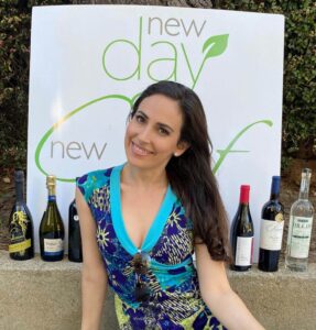 Carissa Kranz with BeVeg Certified Wines