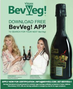 Christie Brinkley's BeVeg Certified Vegan Wine Bellissima Prosecco