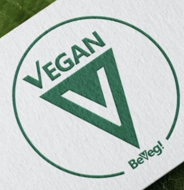 Global vegan trademark for products and services that do not use or exploit animals. Represented on every continent except Antarctica. BeVeg is a Law-firm-issued vegan symbol.