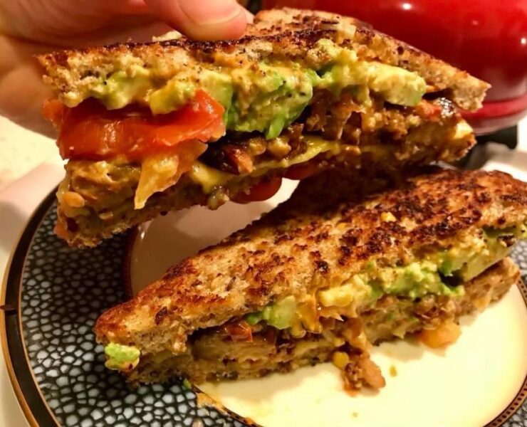 vegan grilled cheese