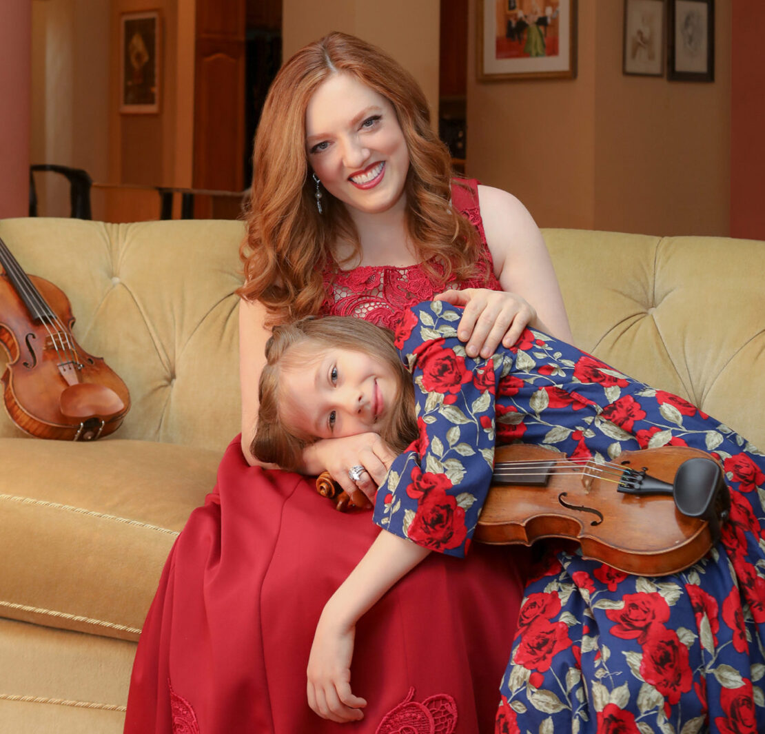 Vegan Violinist Rachel Barton Pine and Daughter Sylvia
