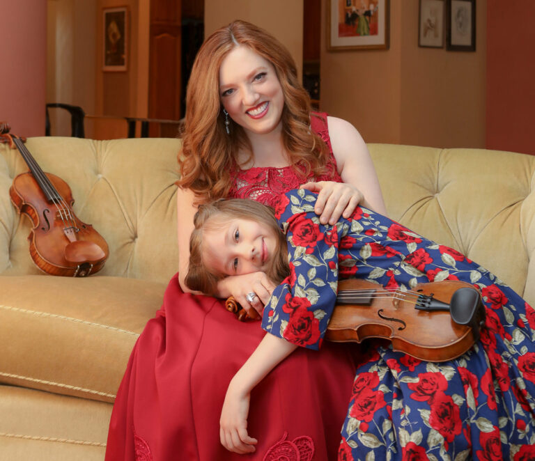 Vegan Violinist Rachel Barton Pine and Daughter Sylvia