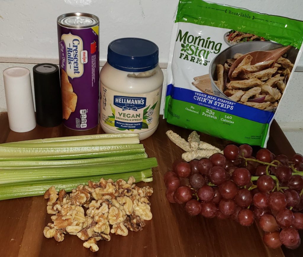 ingredients for faux chicken salad