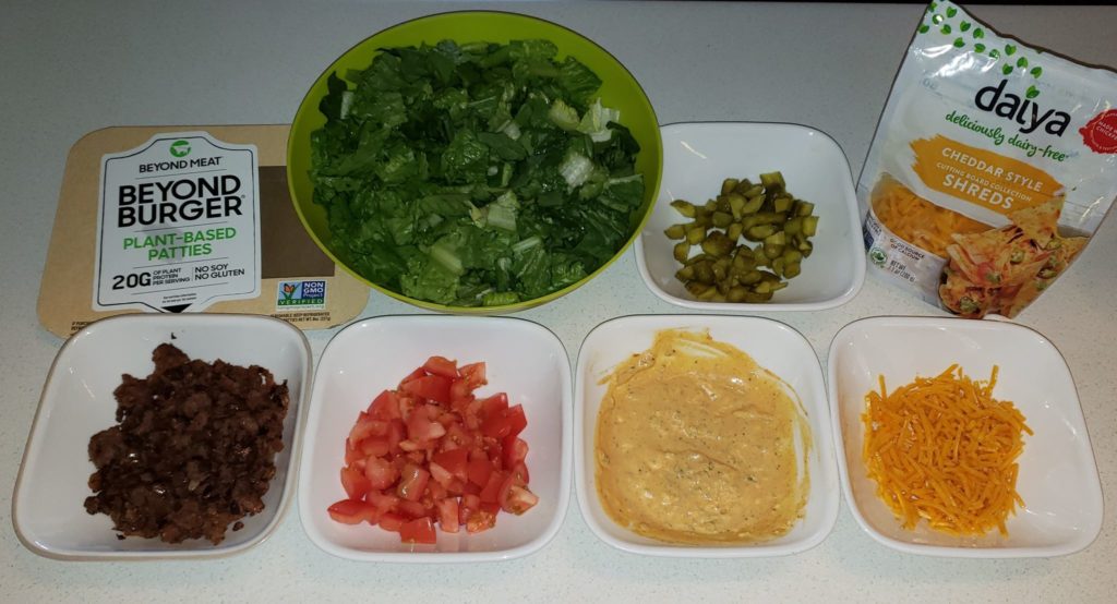 vegan big mac salad ingredients