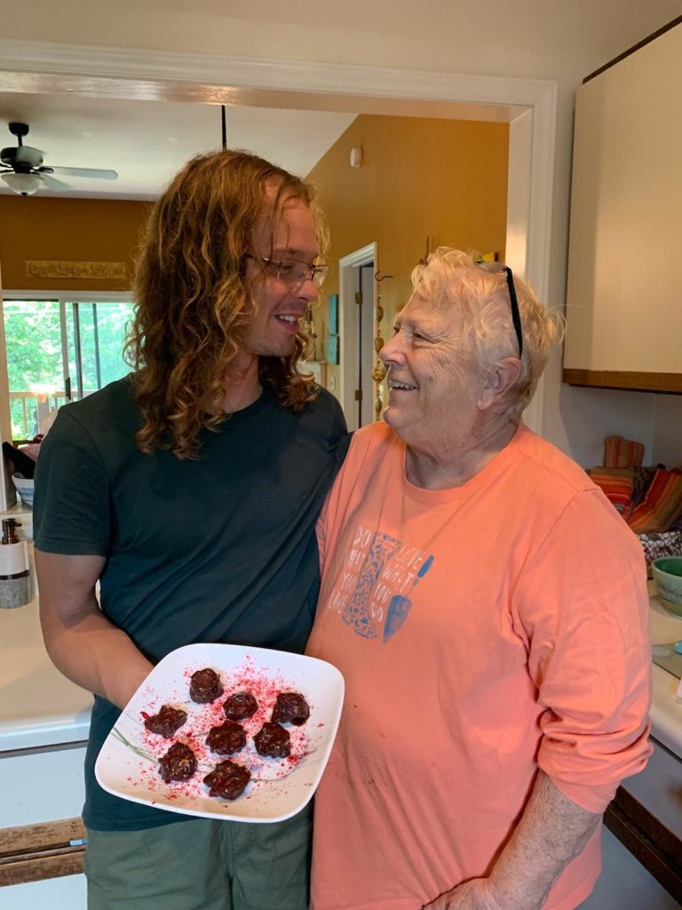 Grandma and Forrest Hutchens