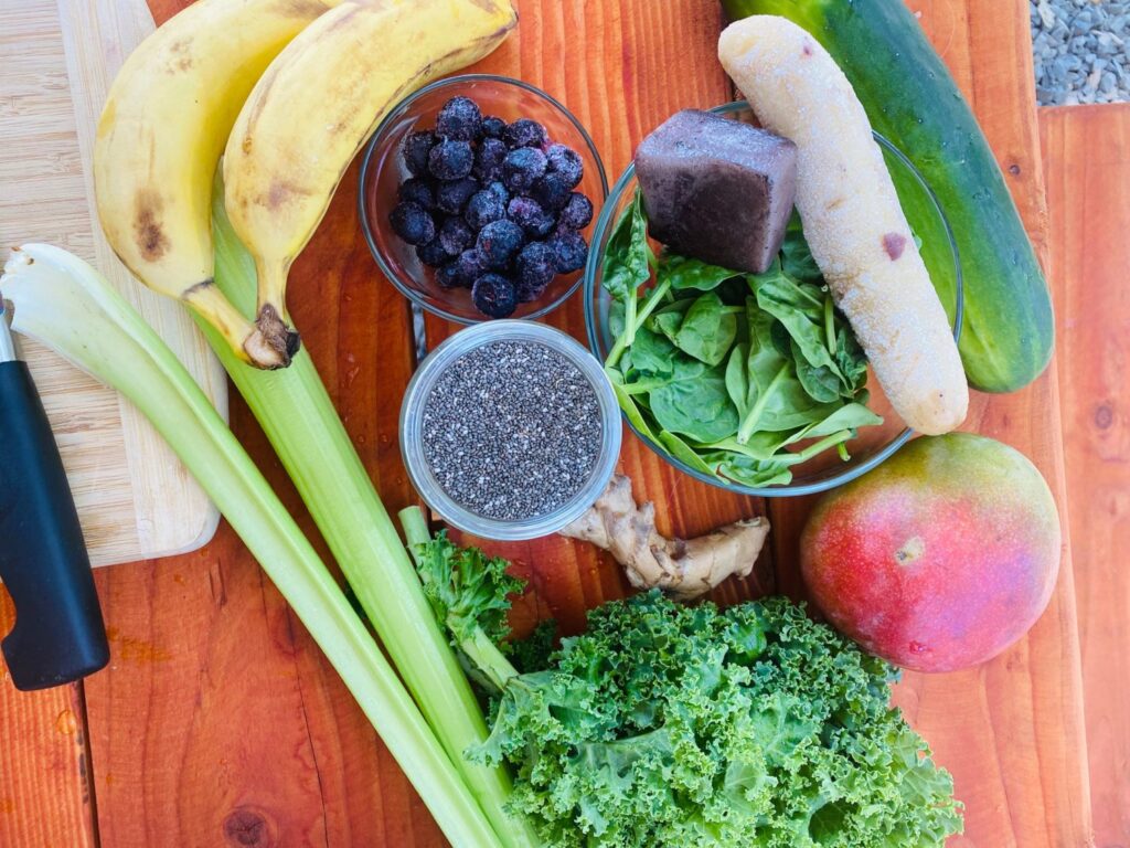 green smoothie ingredients