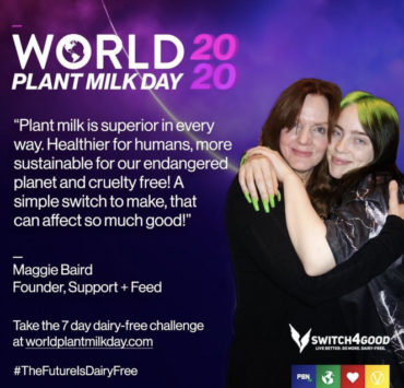 One of the world's most famous families: Billie Eilish and mom Maggie Baird. Both are vegan!