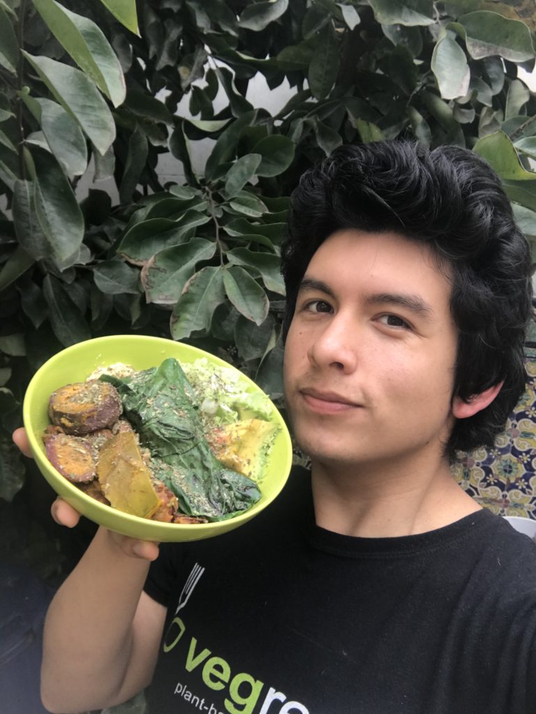 Andres showing off his dish