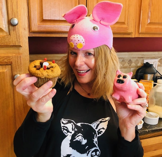 Paige and her muffins
