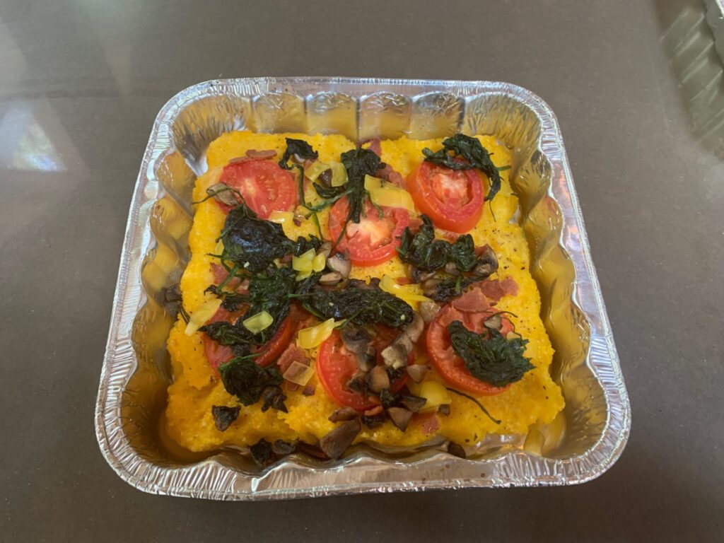 polenta pizza