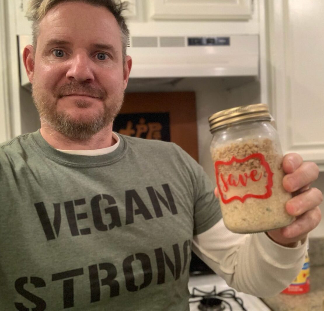 vegan holiday overnight oats