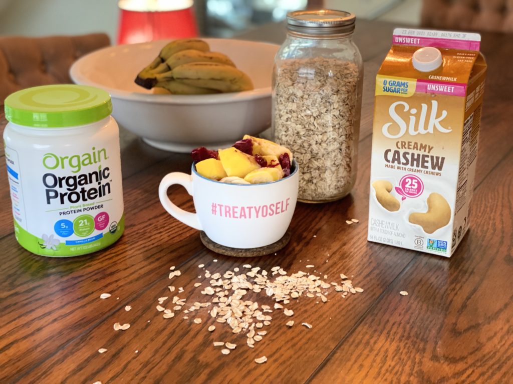 oat and fruit breakfast