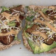 easy vegan meals avocado tempeh toast