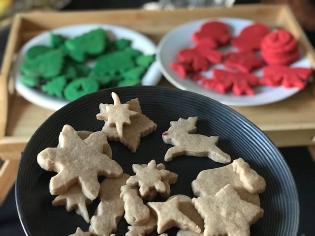 pre-decorated vegan shortbread cookies