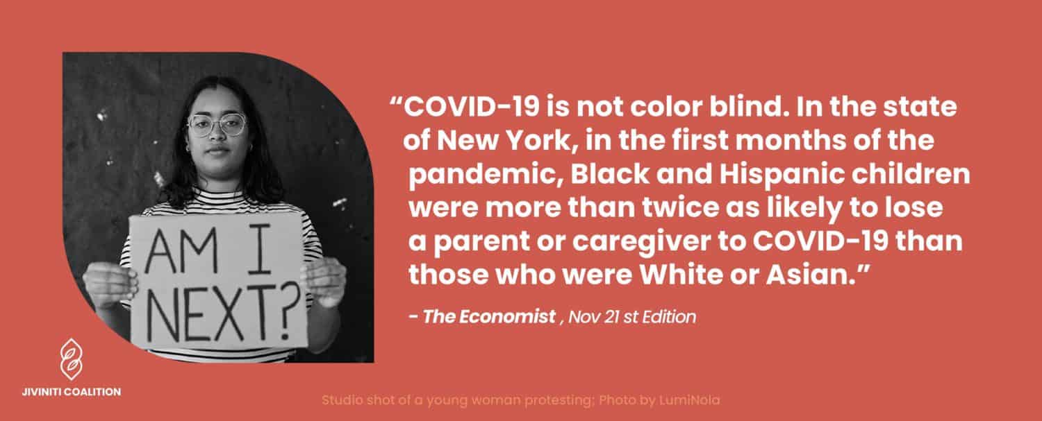 Covid-19 in not color blind