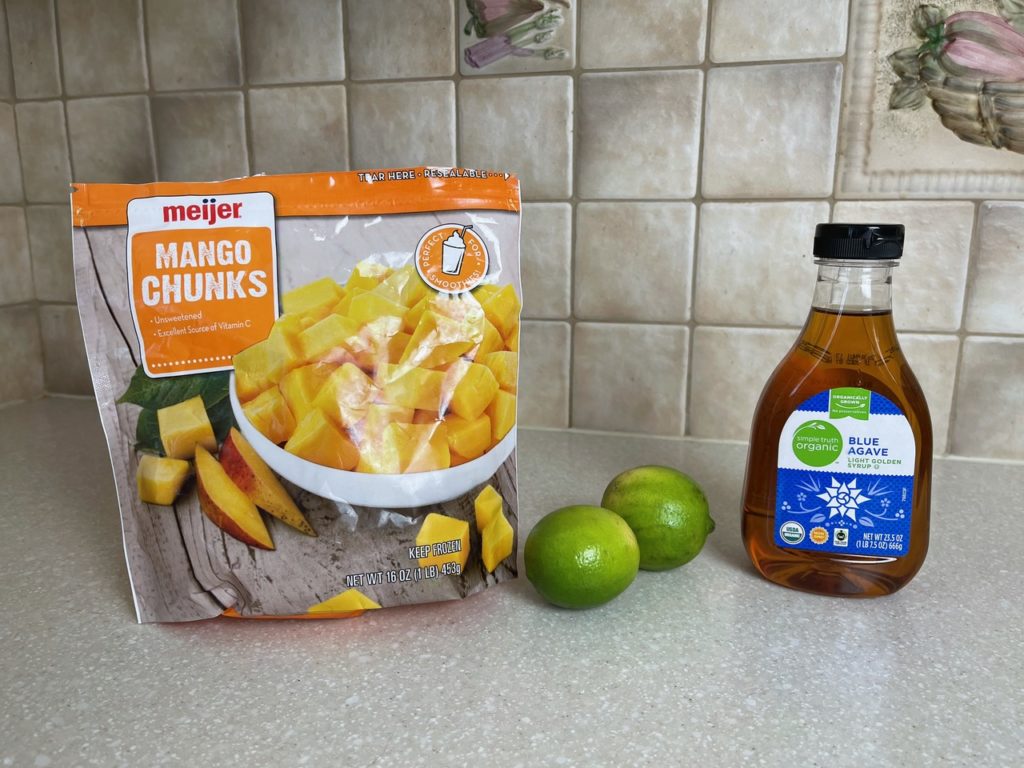  mango and lime sorbet ingredients