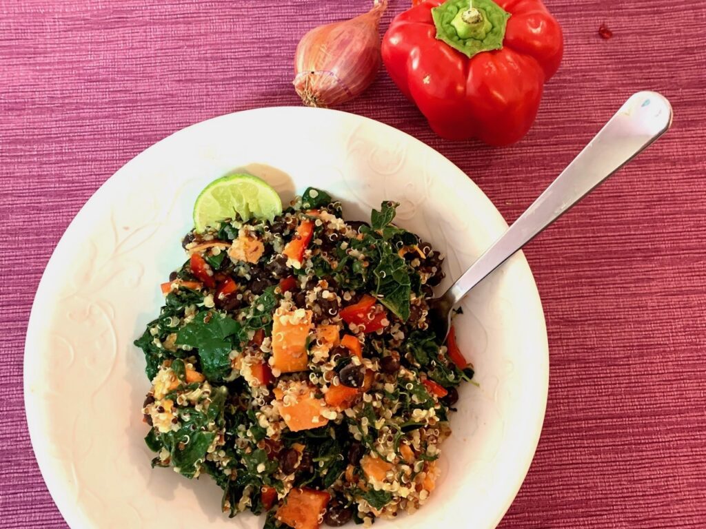 21 day vegan kickstart kale and grain bowl