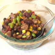Plated Bean Salad