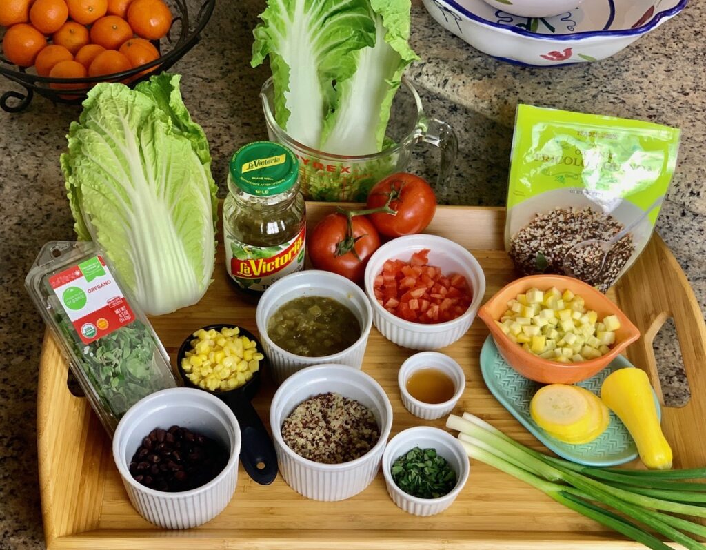 21 day vegan kickstart quinoa and red bean salad ingredients