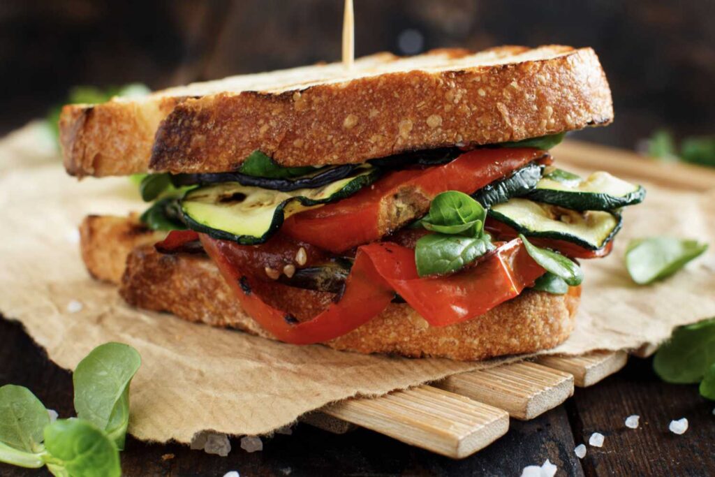 21 day vegan kickstart Balsamic Zucchini Sandwich