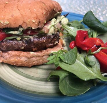 21 day vegan kickstart portobello mushroom burger