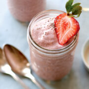 21 day vegan kickstart strawberry chia pudding
