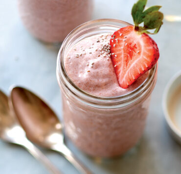 21 day vegan kickstart strawberry chia pudding