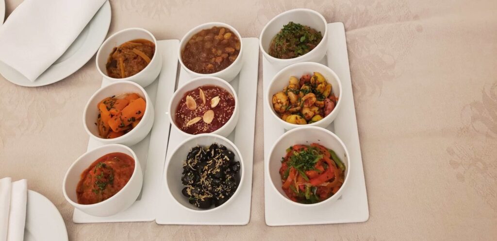 Marrakesh vegan dishes