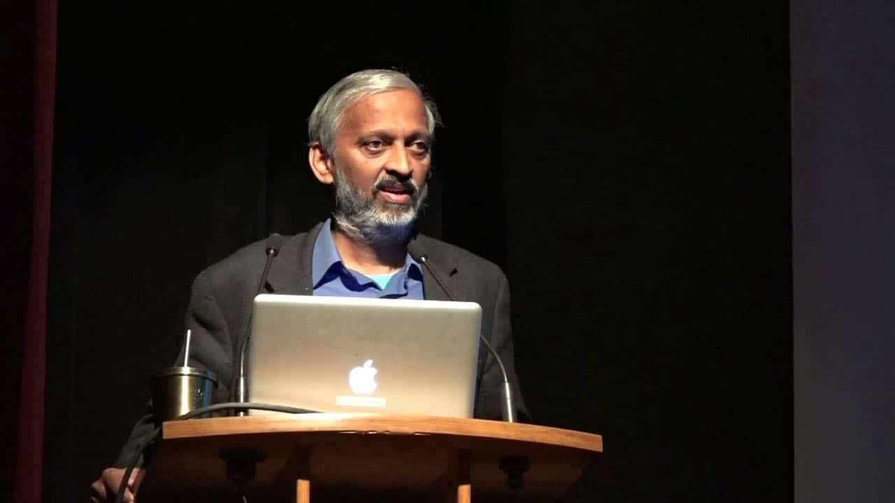 Dr. Sailesh Rao speaking at the Toronto VegFest