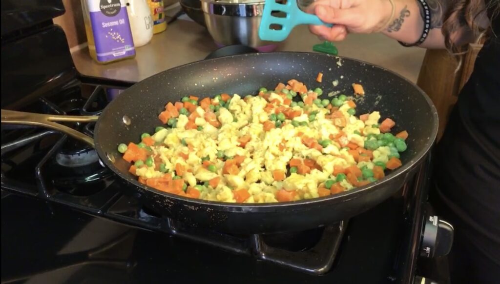 cooking Just Egg for a plant-based diet