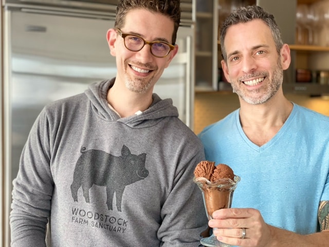 Michael Suchman and Ethan Ciment's vegan chocolate mousse