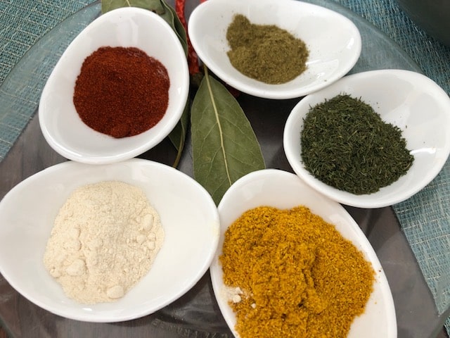 spices for vegan stew
