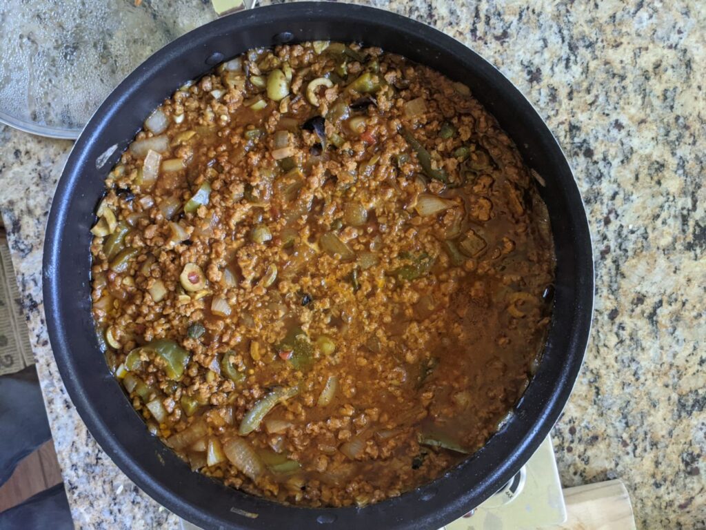 vegan picadillo