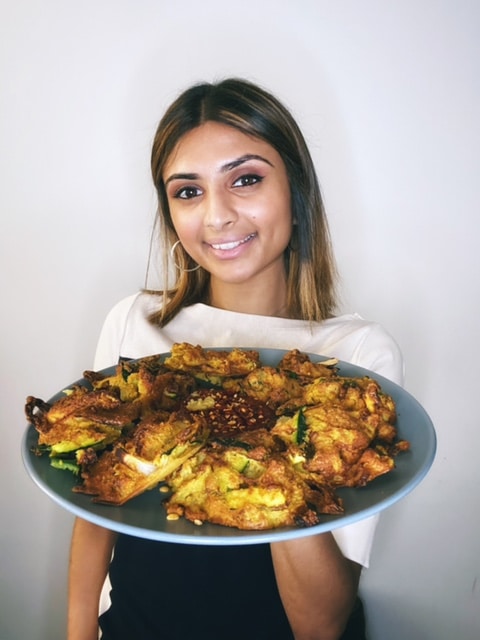 Alisha and her Pakora recipe