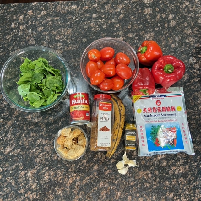 Tomato Stew ingredients