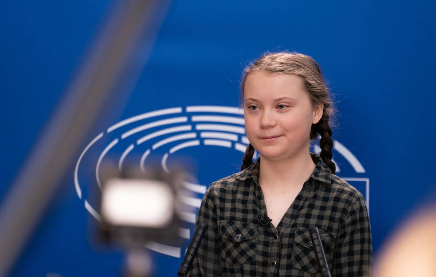 Greta Thunberg at the EU Parliament 