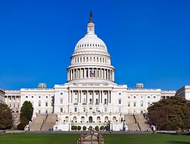 The U.S. Capitol building in Washington DC.