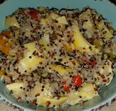 finished quinoa bowl recipe