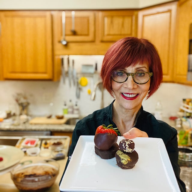 Fran and her vegan truffles