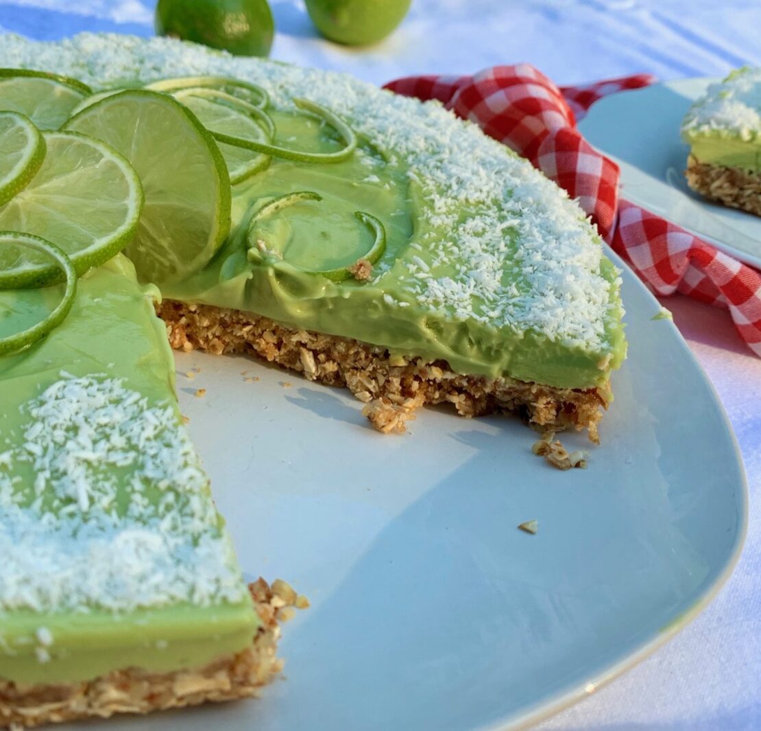 a recipe for key lime pie, vegan