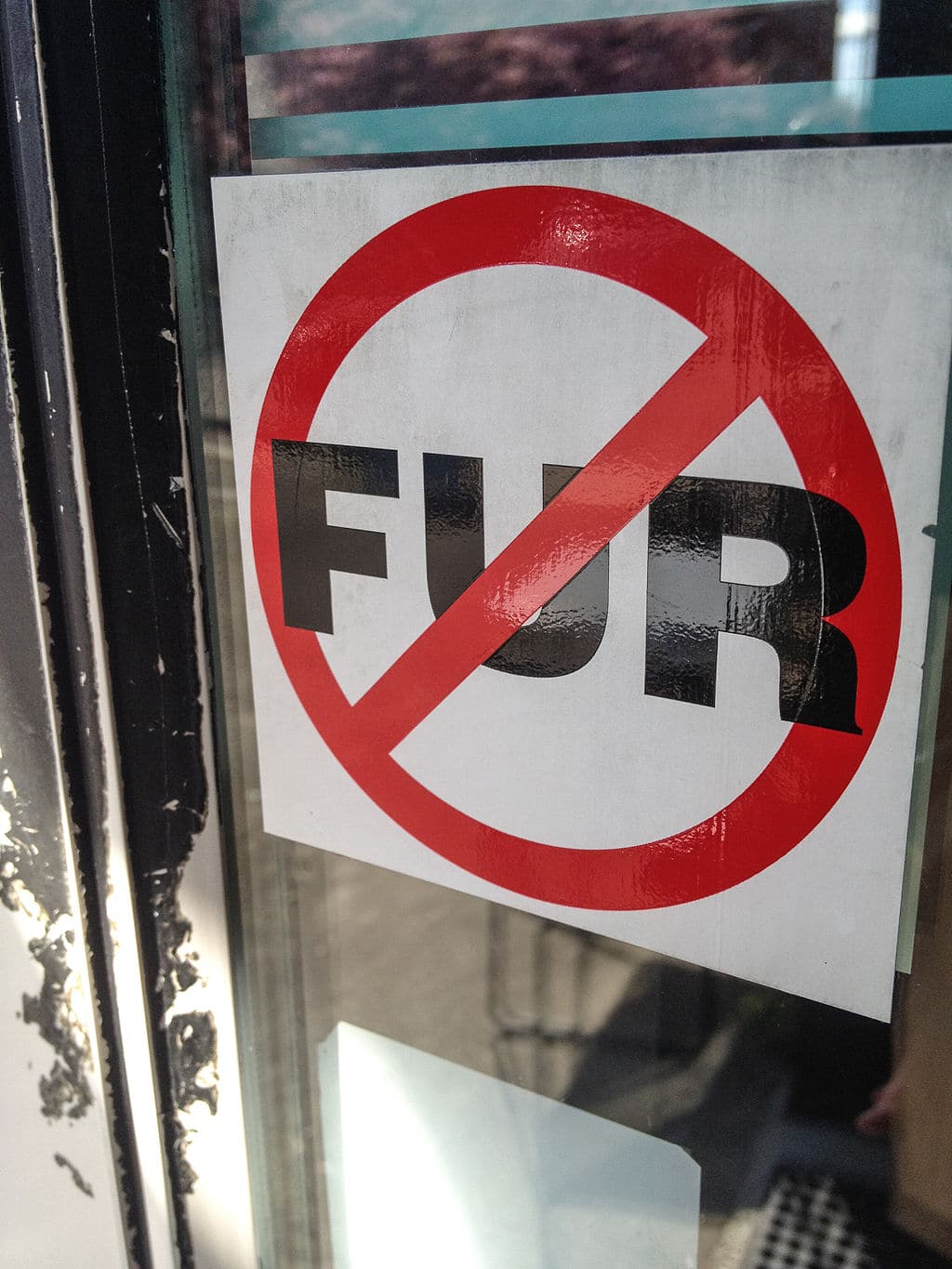 No-Fur sign